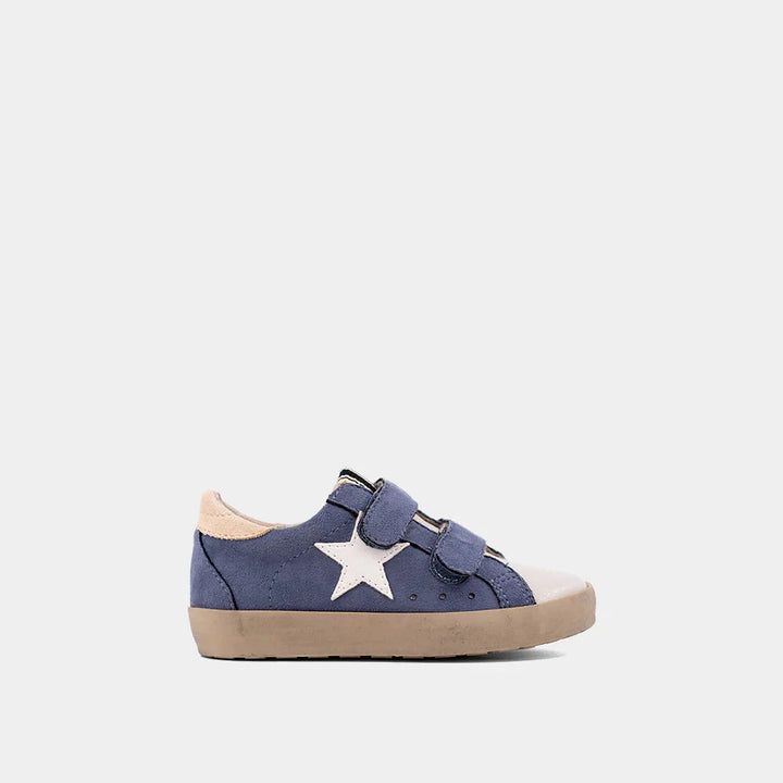 Sunny Toddler Sneakers - Blue Suede Children Shoes ShuShop 