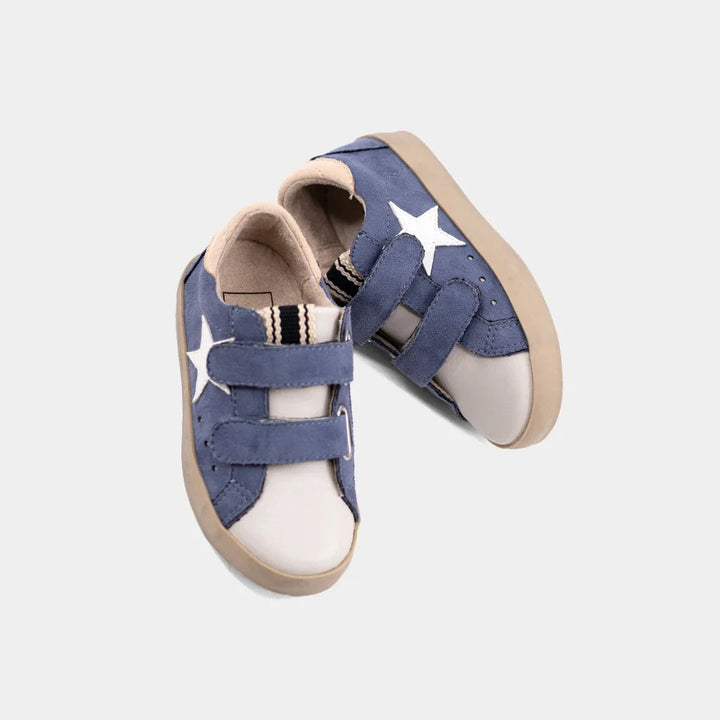 Sunny Toddler Sneakers - Blue Suede Children Shoes ShuShop 