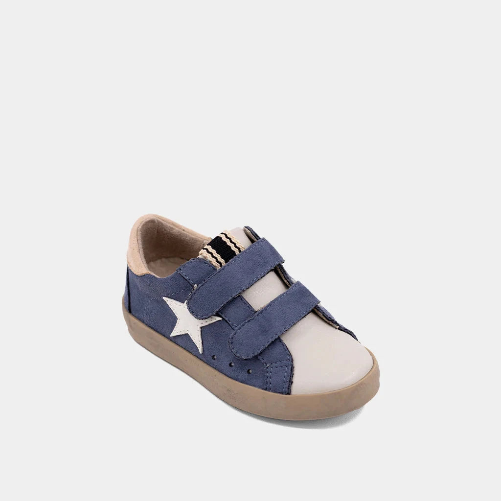 Sunny Toddler Sneakers - Blue Suede Children Shoes ShuShop 
