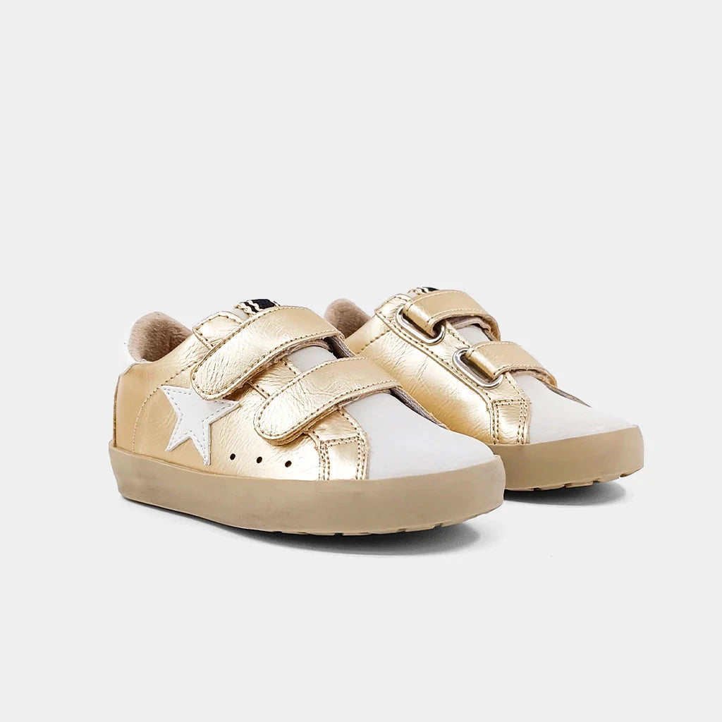 Sunny Toddler Sneakers - Gold Children Shoes ShuShop 