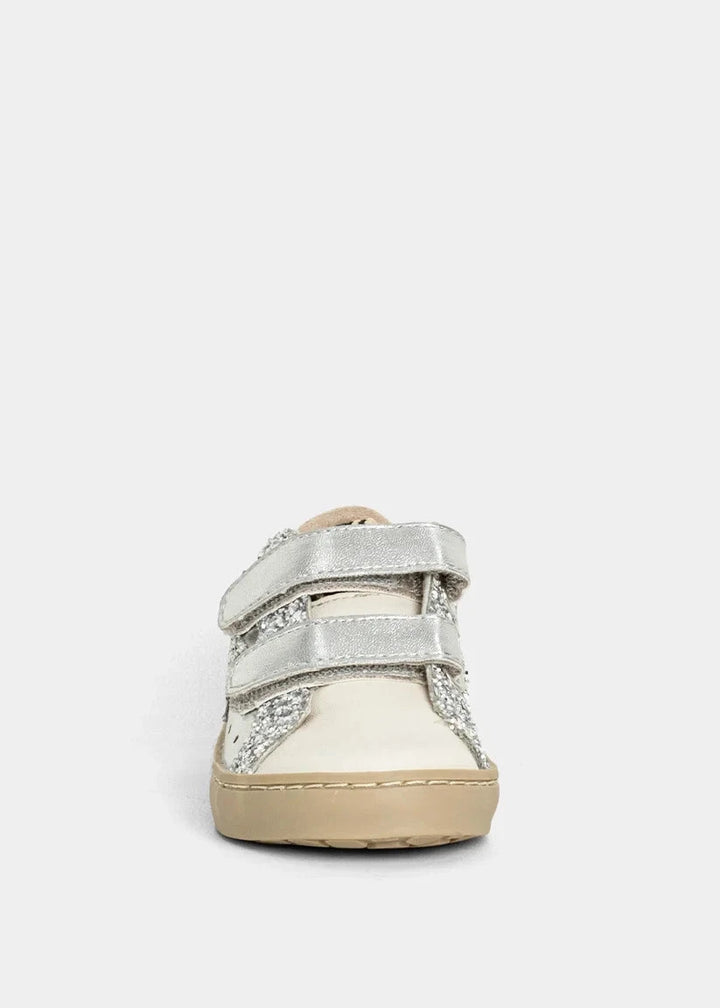 Sunny Toddler Sneakers - Silver Sparkle Children Shoes ShuShop 