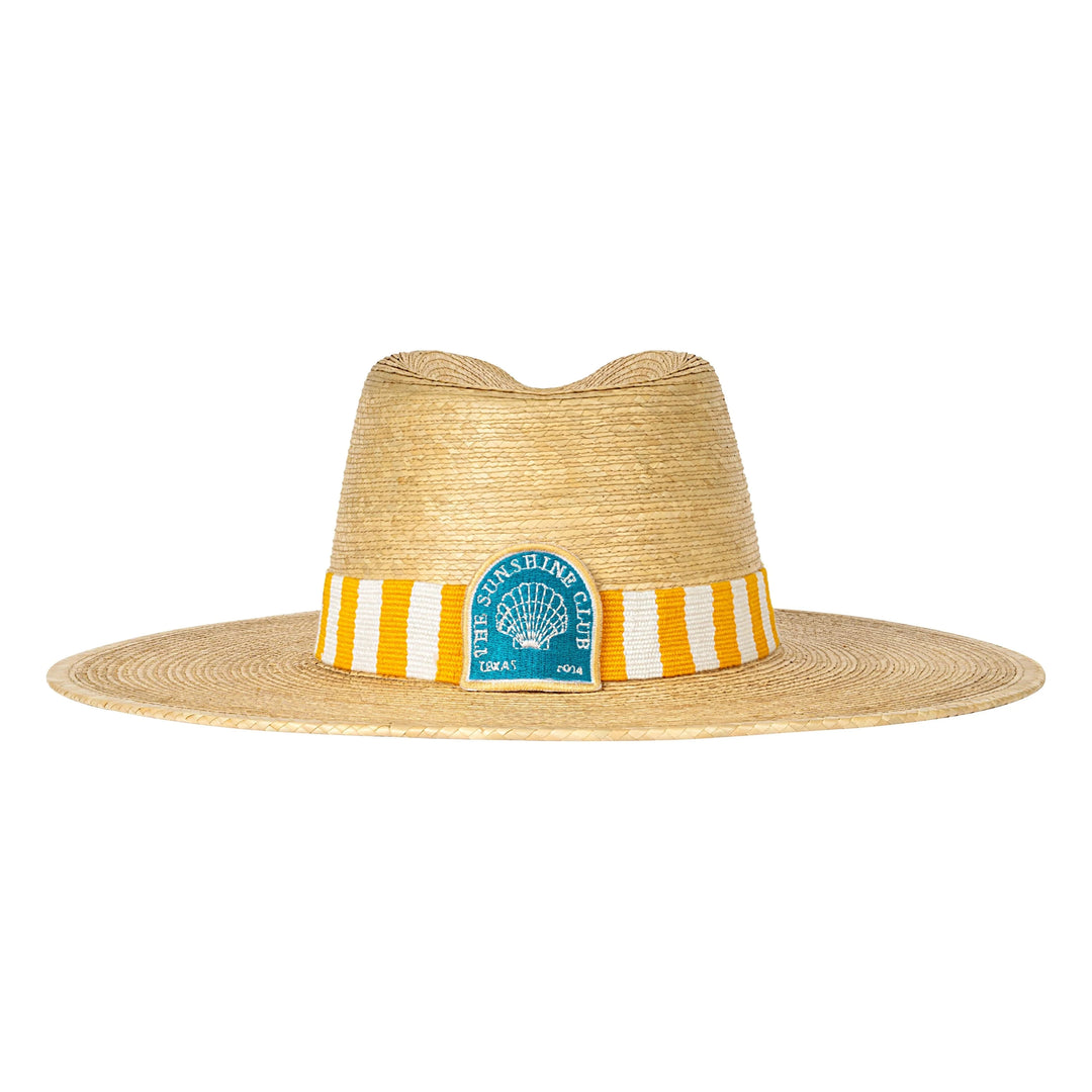 Sunshine Club Patch With Stripes Palm Hat Sunhat Sunshine Tienda 