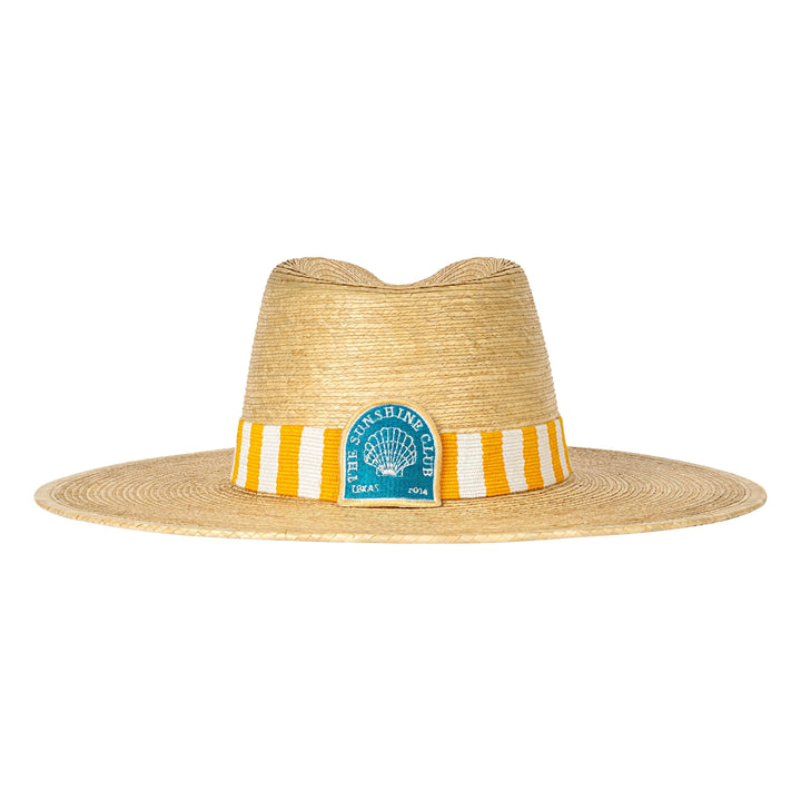 Sunshine Club Patch With Stripes Palm Hat Sunhat Sunshine Tienda 