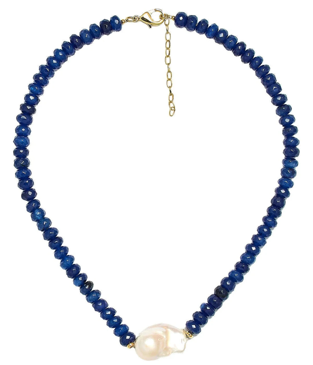 Susie Quartz Beaded Freshwater Pearl Necklace - Black Womens Necklace Lisi Lerch 