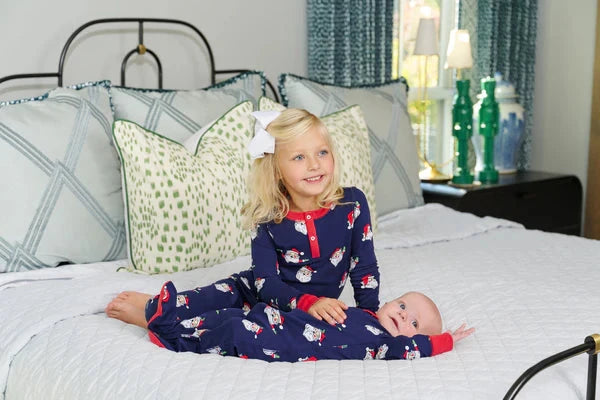 Sutton's Sweet Dream Set - Jolly Old St Nick Boy Pajamas Beaufort Bonnet 