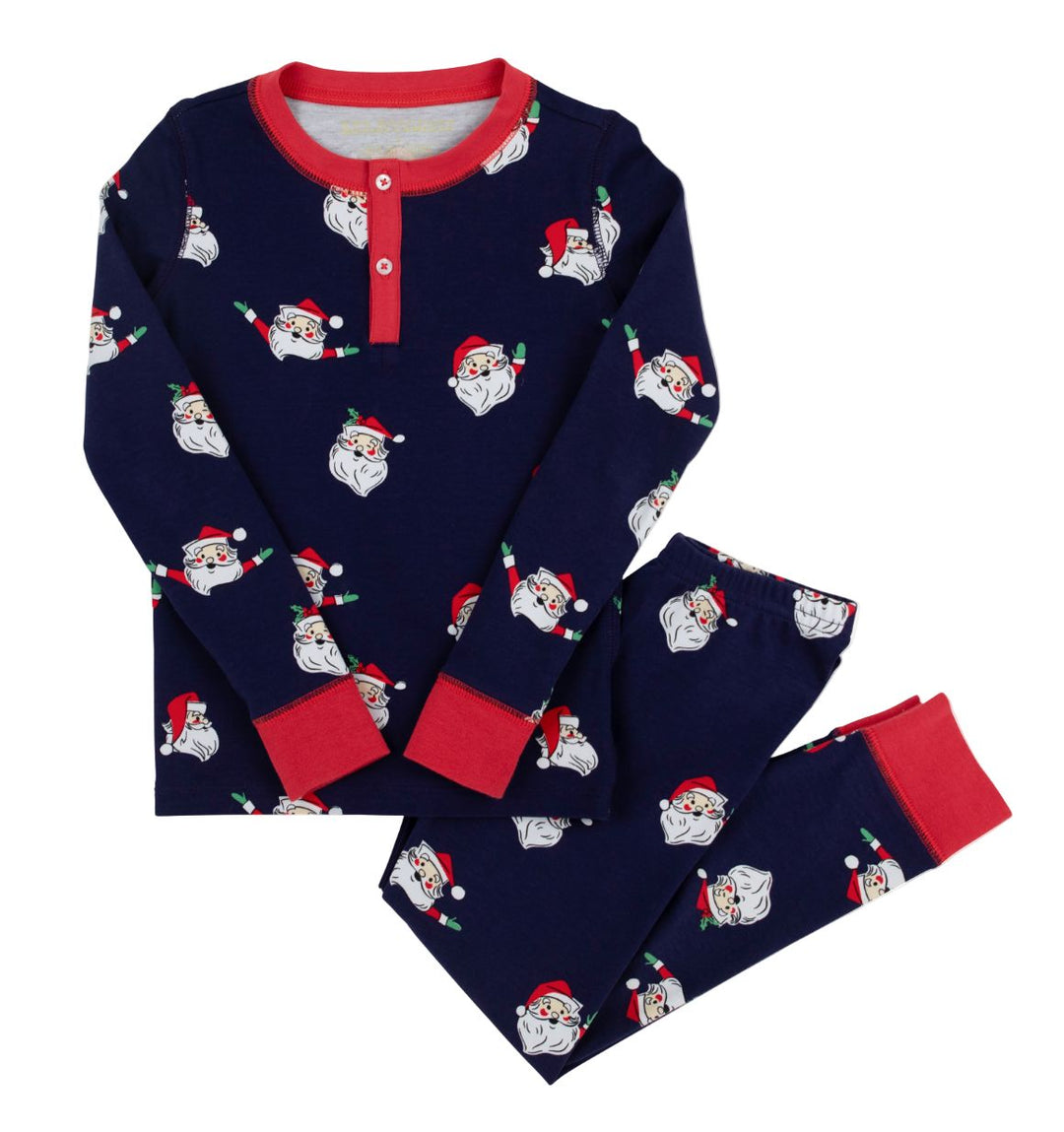 Sutton's Sweet Dream Set - Jolly Old St Nick Boy Pajamas Beaufort Bonnet 