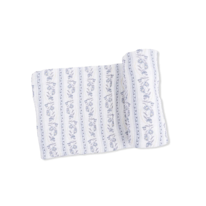 Swaddle Blanket - Kimberly Floral Stripe Baby Blanket Angel Dear 