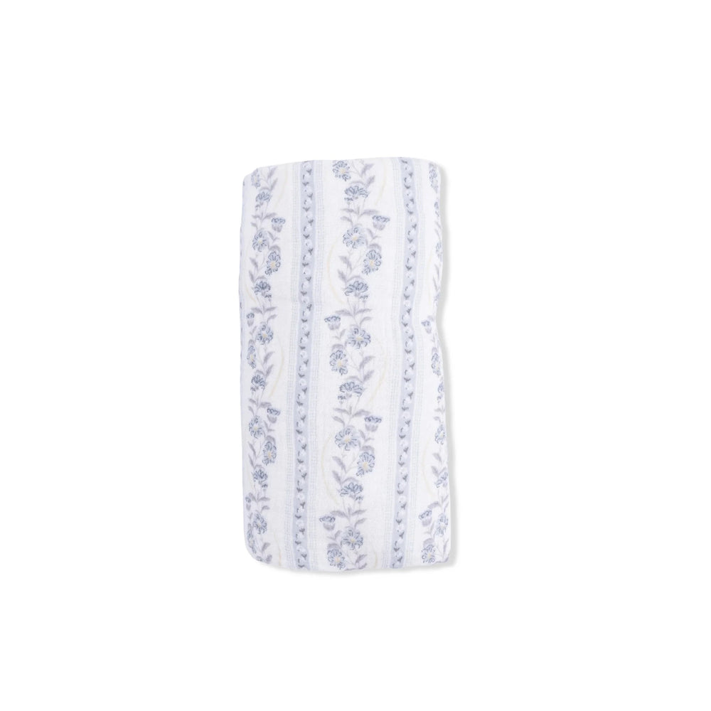 Swaddle Blanket - Kimberly Floral Stripe Baby Blanket Angel Dear 