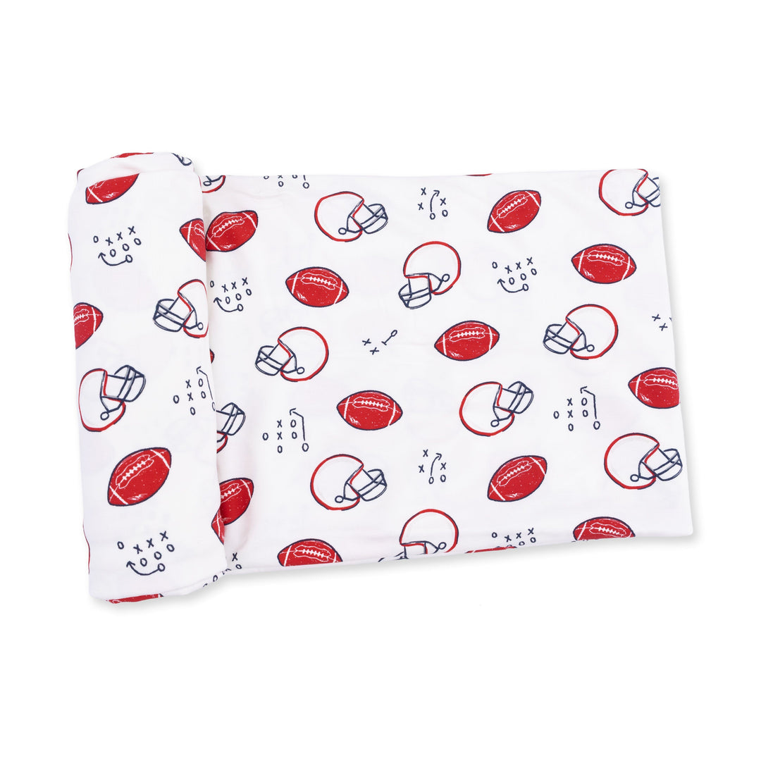Swaddle Blanket - Touchdown Time Baby Blanket Angel Dear 