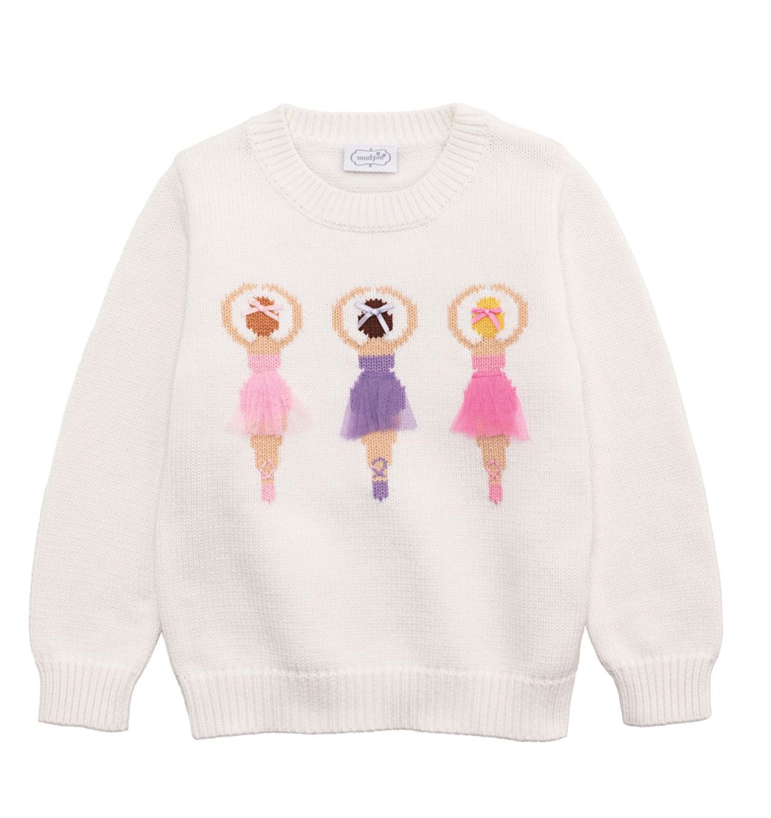 Sweater - Ballerina Girl Sweater MudPie 