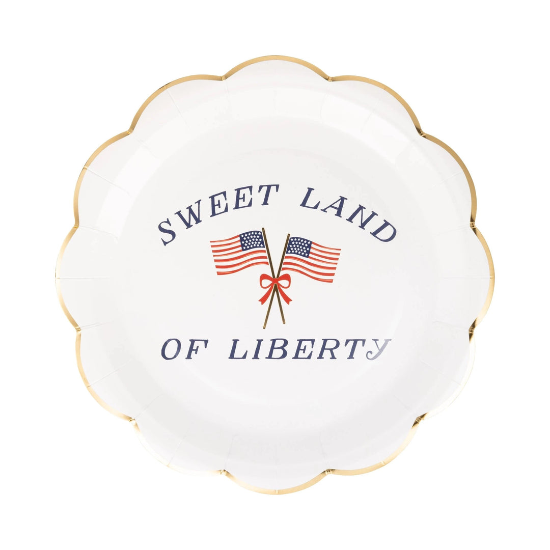 Sweet Land of Liberty Plates Paper Plates My Mind's Eye 