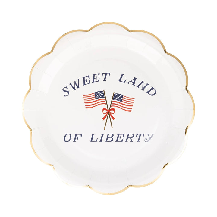 Sweet Land of Liberty Plates Paper Plates My Mind's Eye 