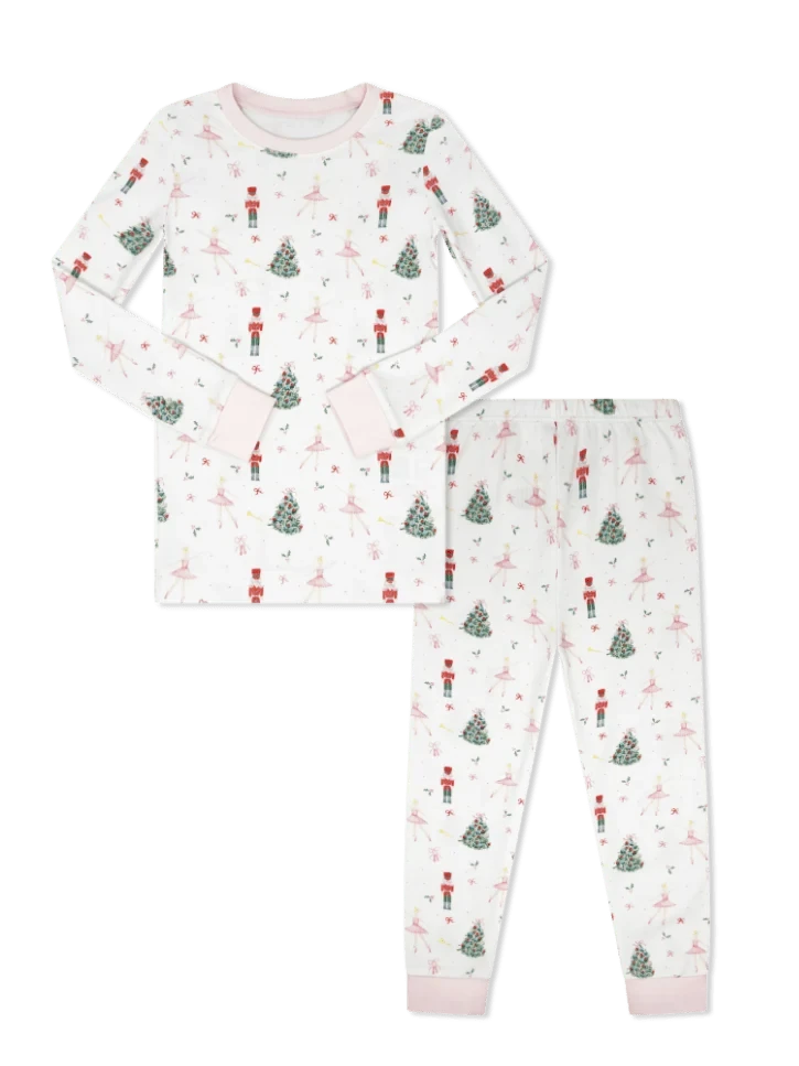 Sweet Pea PJ Set - Enchanted Toys Pink Girl Pajamas Lullaby Set 