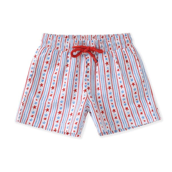 Swim Trunks - Stars and Stripes Boy Bathing Suit Swoon Baby 