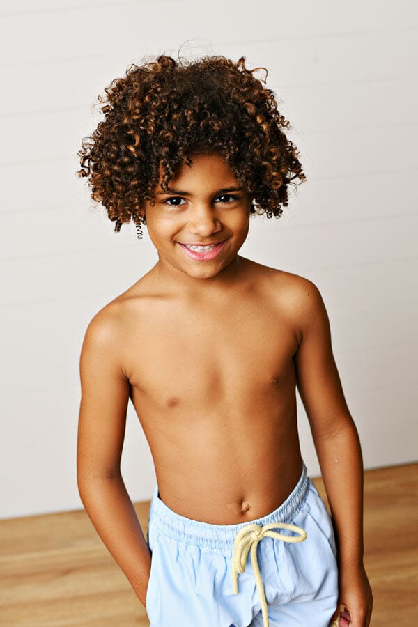 Swim Trunks - Surf Short Blue Boy Bathing Suit Swoon Baby 
