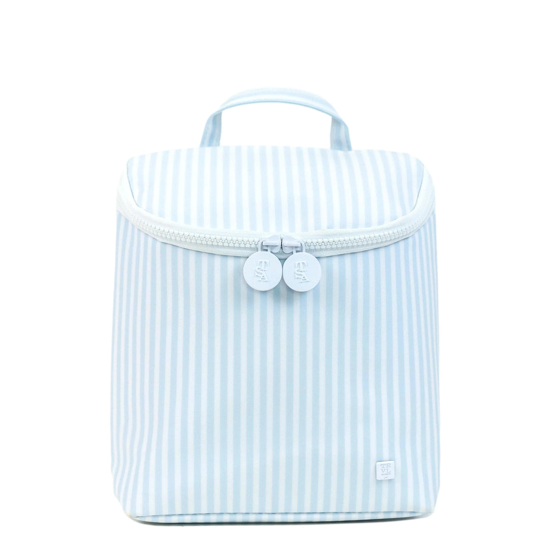 Take Away Lunch Bag Lunch Boxes TRVL Design Pimlico Stripe - Blue 