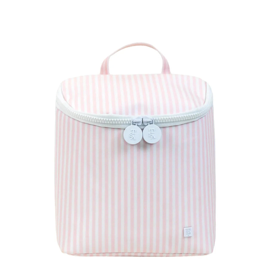 Take Away Lunch Bag Lunch Boxes TRVL Design Pimlico Stripe - Pink 