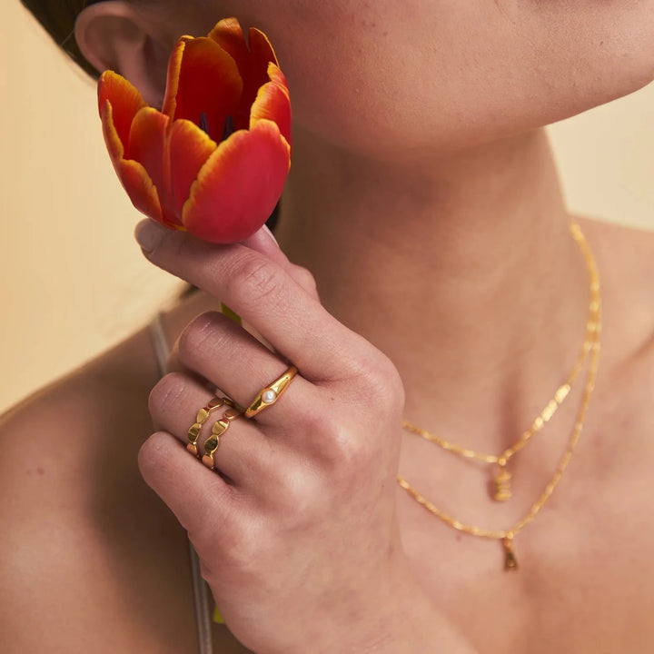 Tallulah Statement Ring - Gold Womens Ring FYB 