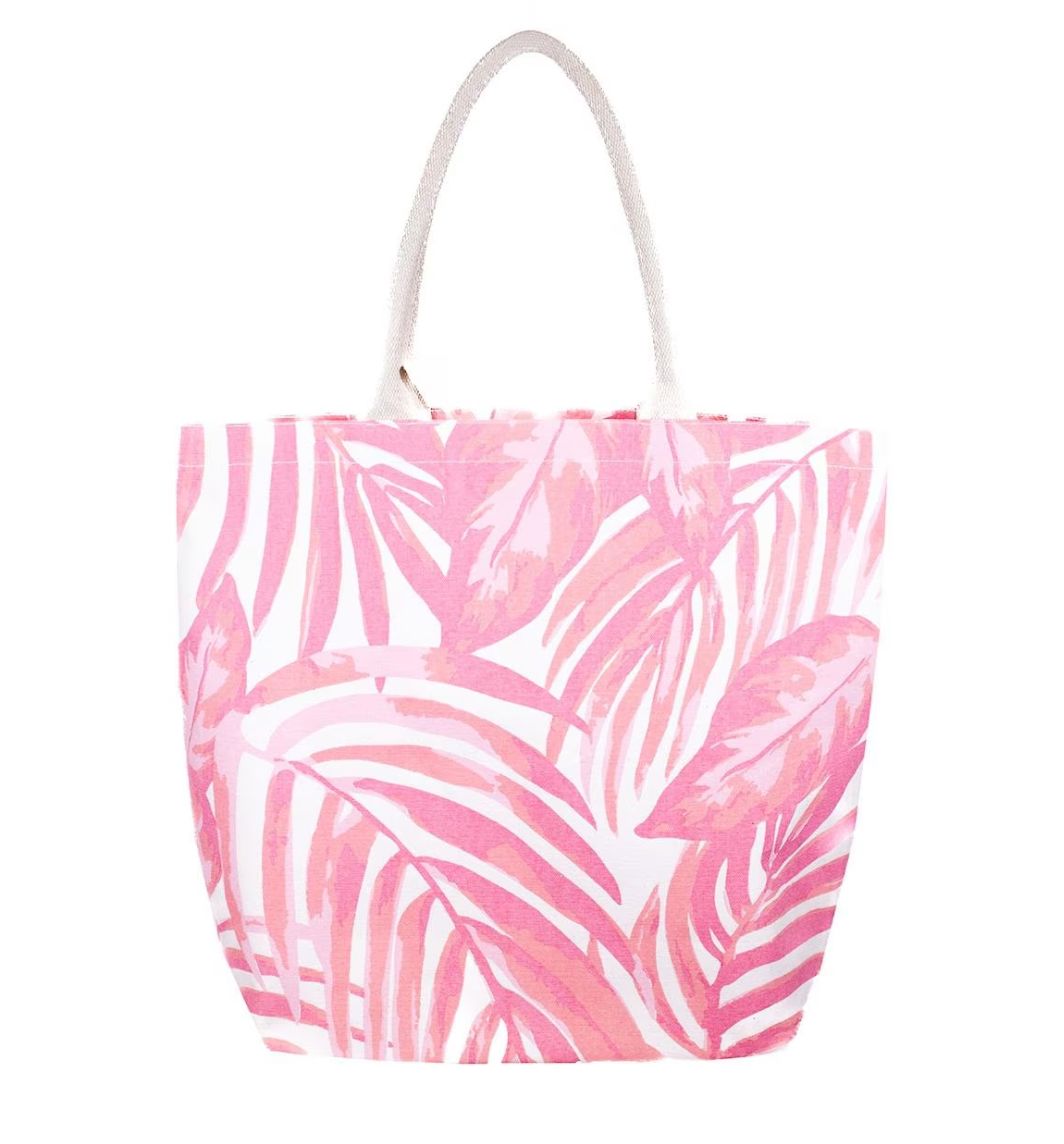 Tamarindo Coast Tote - Pink/White Tote The Royal Standard 