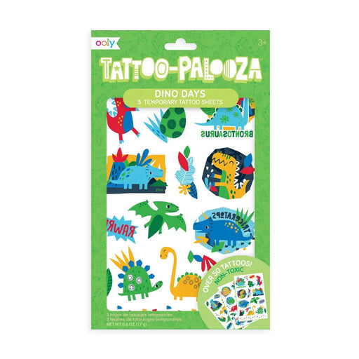 Tattoo Palooza Temporary Tattoo: Dino Days Tattoos Ooly 