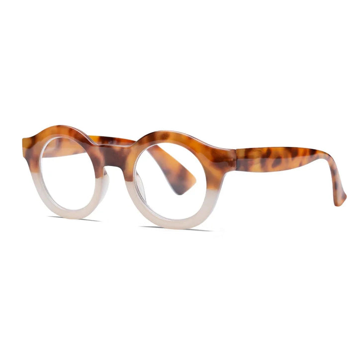 Taylor Readers - Amber Tortoise with Ivory Reading Glasses Ryan Simkhai 