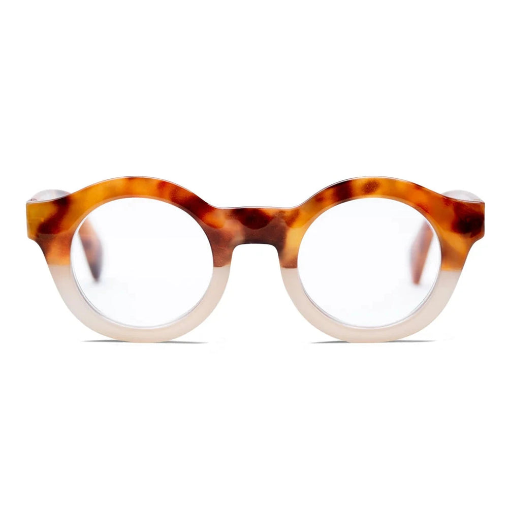 Taylor Readers - Amber Tortoise with Ivory Reading Glasses Ryan Simkhai 
