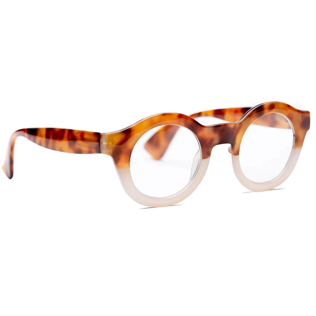 Taylor Readers - Amber Tortoise with Ivory Reading Glasses Ryan Simkhai 
