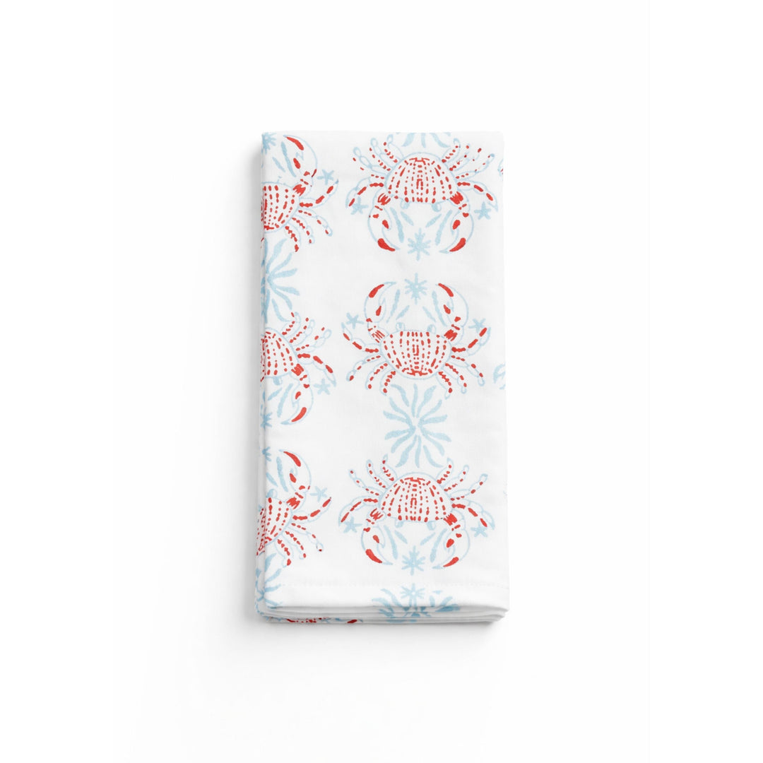 Tea Towel- King Crab, Saltwater & Poppy Tea Towels The Mended Company 