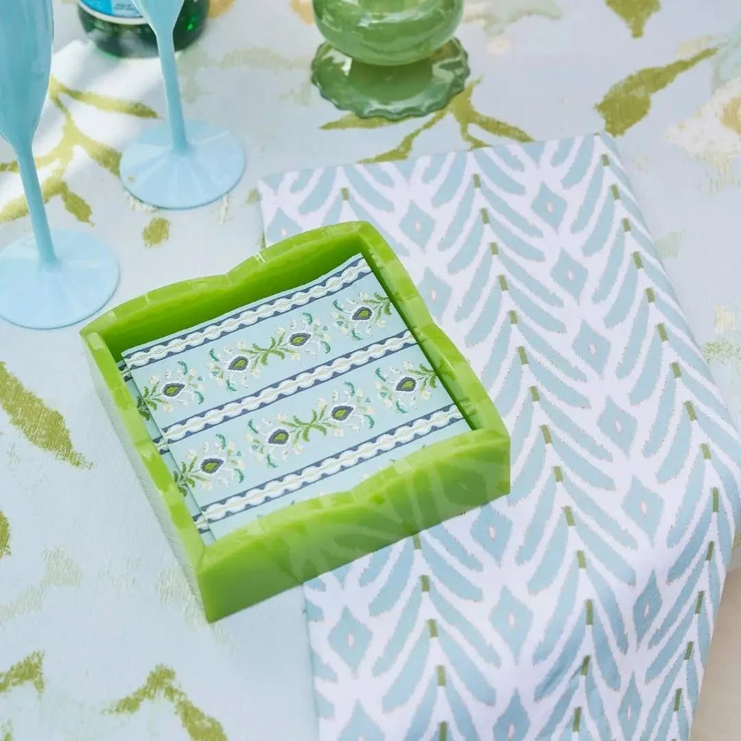 Tea Towel - Petite Frond Blue Guest Towels Laura Park Design 