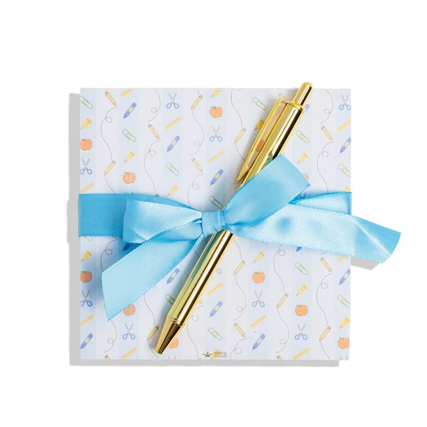 Teacher Block Notepad Gift Set Stationery The Royal Standard 