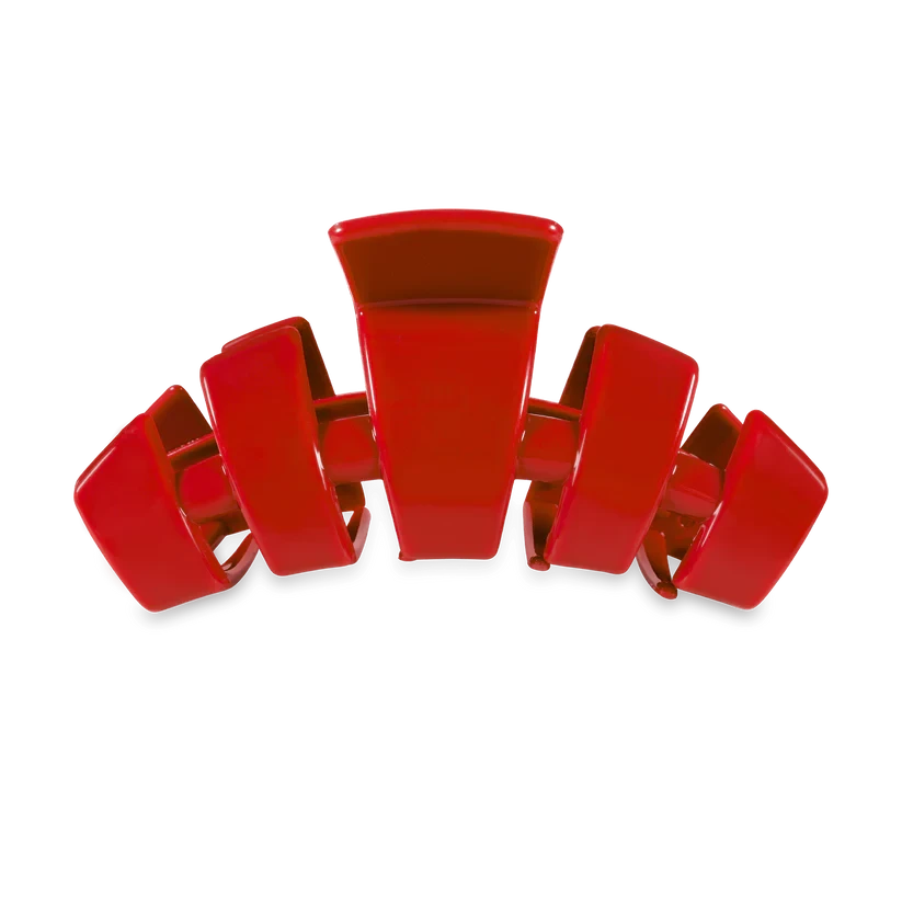 Teleties Classic Hair Clips - Medium Womens Hair Accessory Teleties Classic Red 