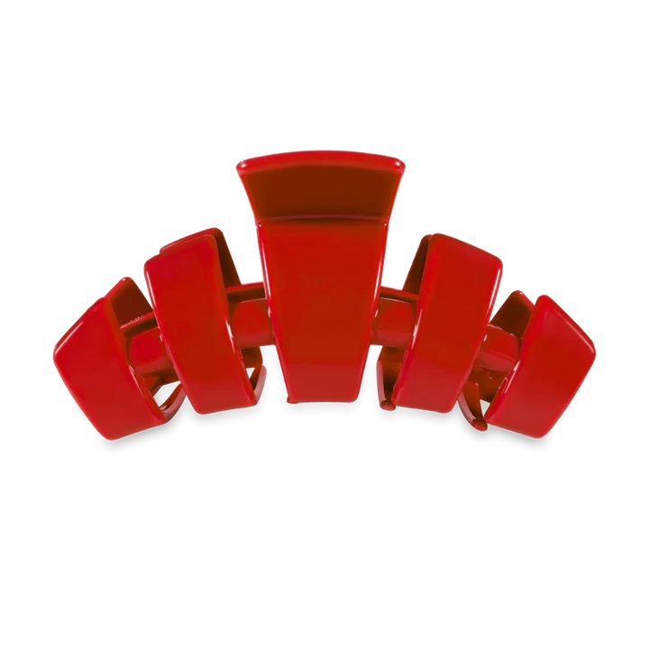 Teleties Classic Hair Clips - Medium Womens Hair Accessory Teleties Classic Red 