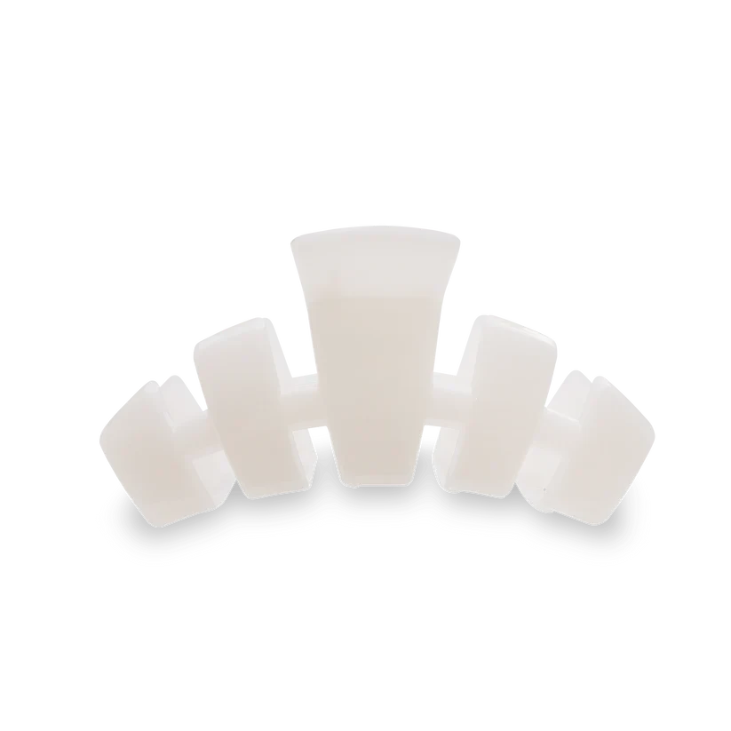 Teleties Classic Hair Clips - Medium Womens Hair Accessory Teleties Coconut White 