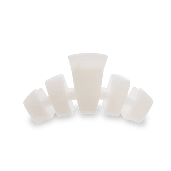 Teleties Classic Hair Clips - Medium Womens Hair Accessory Teleties Coconut White 