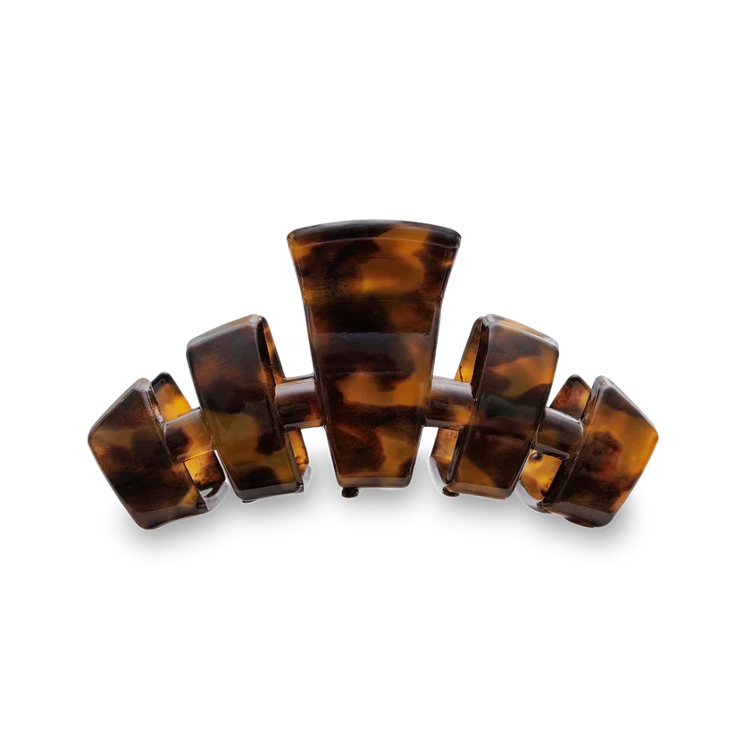 Teleties Classic Hair Clips - Medium Womens Hair Accessory Teleties Tortoise 