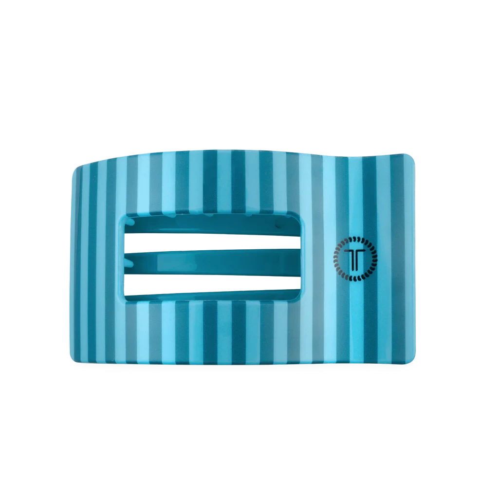 Teleties Flat Rectangle Hair Clips - Large Womens Hair Accessory Teleties Splash Zone 