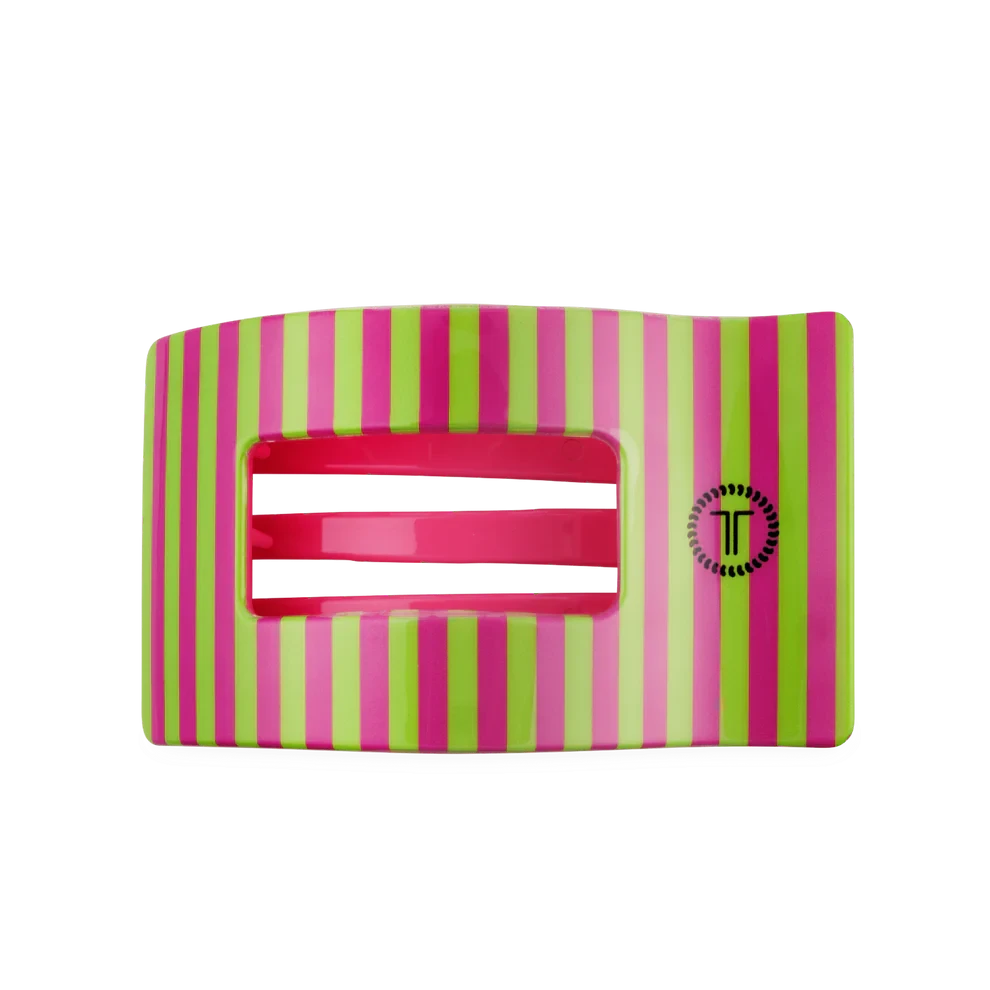 Teleties Flat Rectangle Hair Clips - Large Womens Hair Accessory Teleties Summer Crush 
