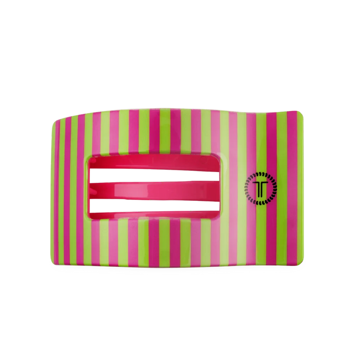 Teleties Flat Rectangle Hair Clips - Large Womens Hair Accessory Teleties Summer Crush 