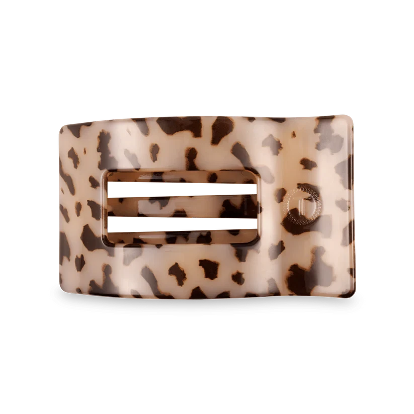 Teleties Flat Rectangle Hair Clips - Medium Womens Hair Accessory Teleties Blonde Tortoise 