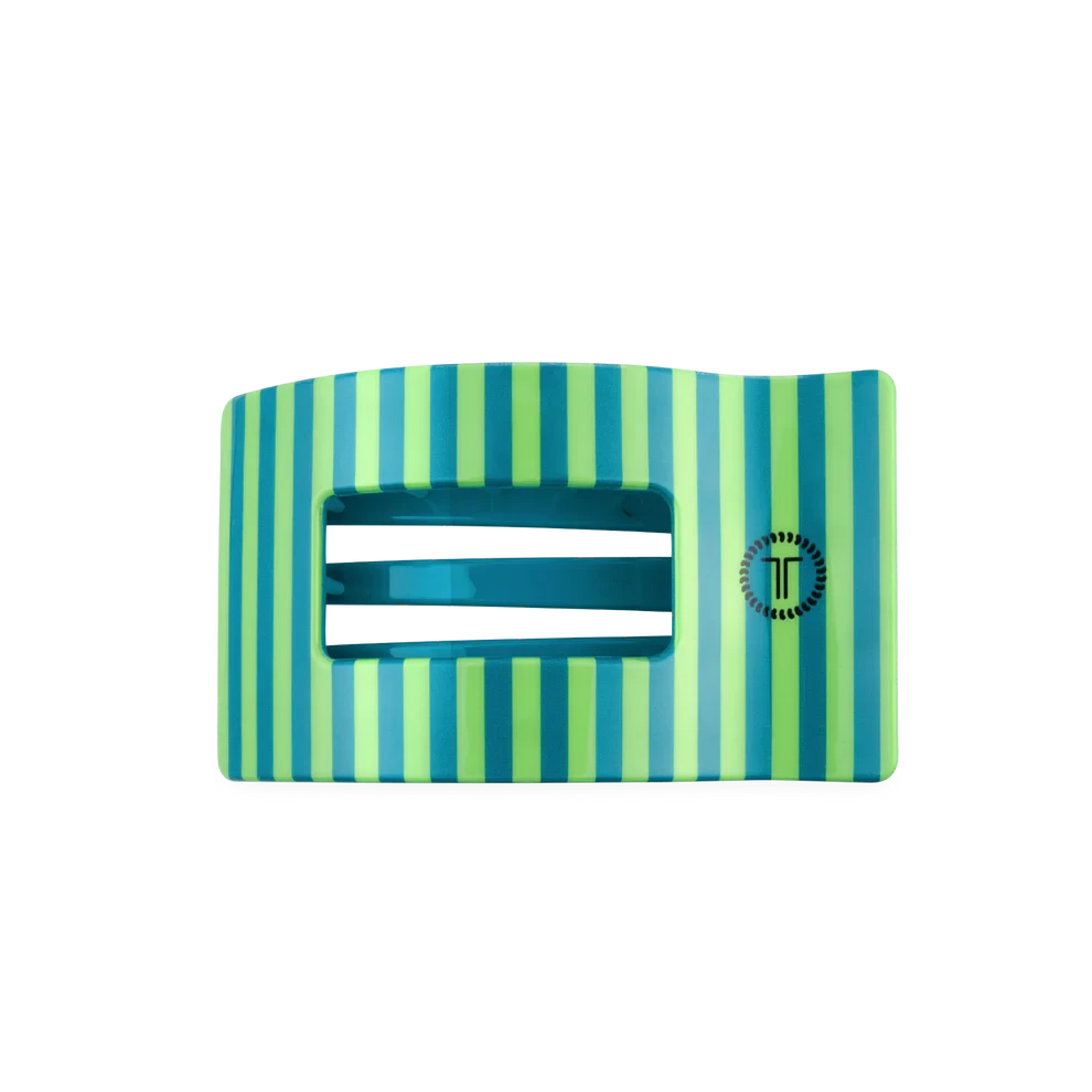 Teleties Flat Rectangle Hair Clips - Medium Womens Hair Accessory Teleties Cabana Cutie 