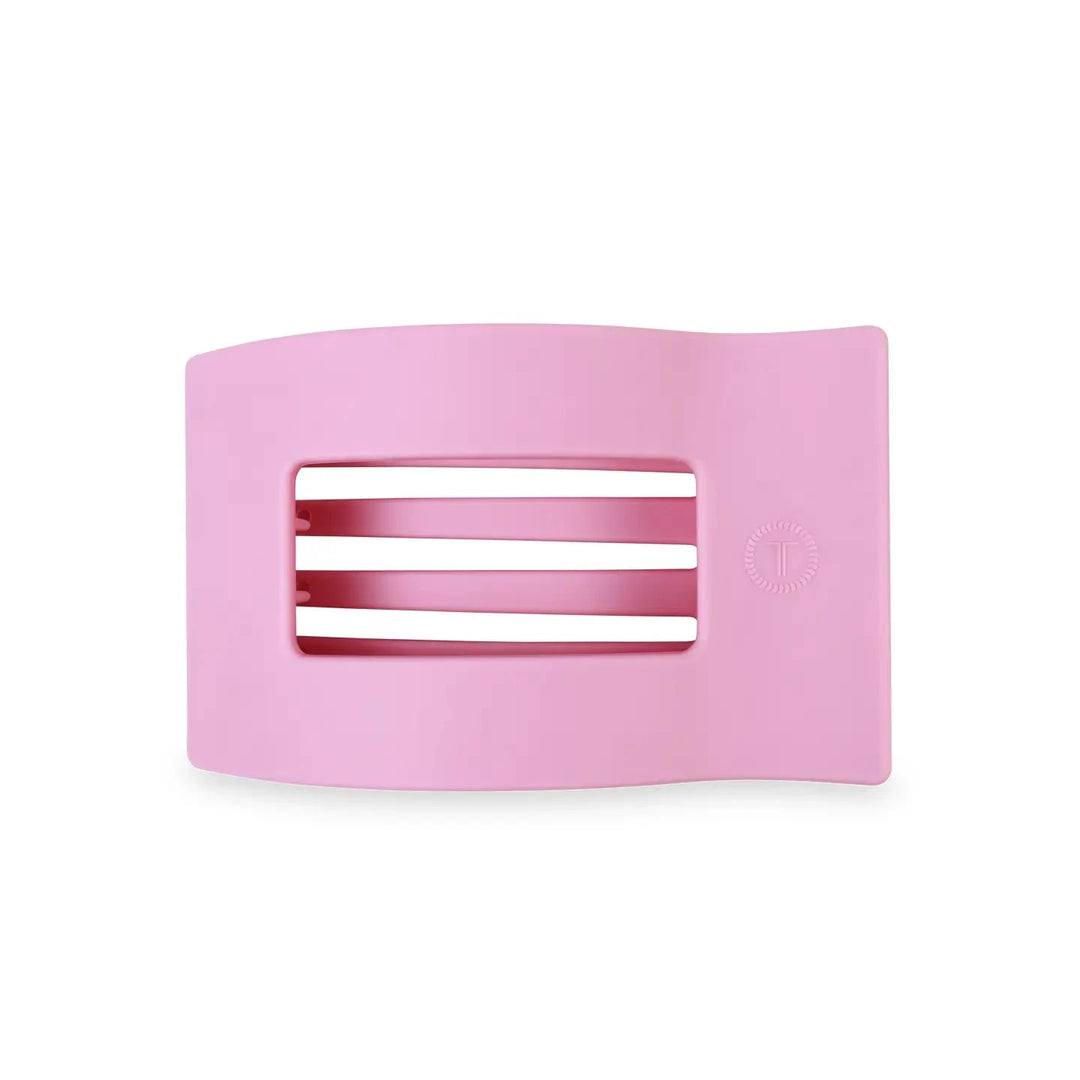 Teleties Flat Rectangle Hair Clips - Medium Womens Hair Accessory Teleties Merry Pinkmas 