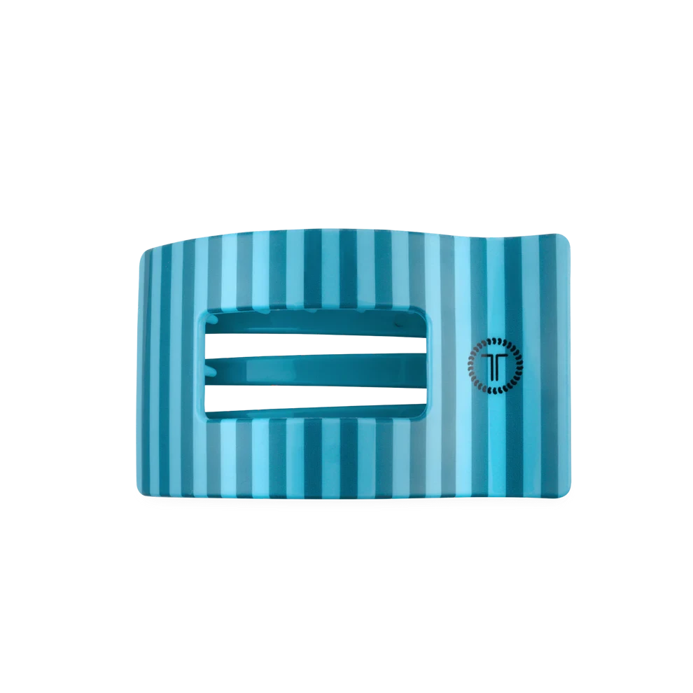 Teleties Flat Rectangle Hair Clips - Medium Womens Hair Accessory Teleties Splash Zone 