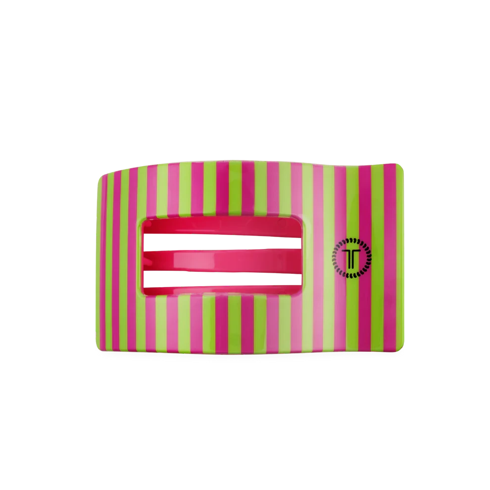 Teleties Flat Rectangle Hair Clips - Medium Womens Hair Accessory Teleties Summer Crush 