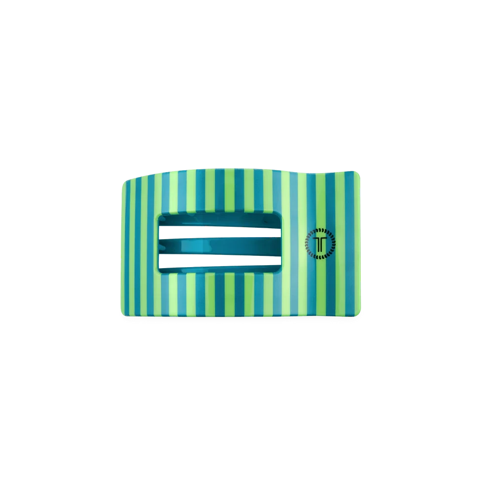 Teleties Flat Rectangle Hair Clips - Small Womens Hair Accessory Teleties Cabana Cutie 