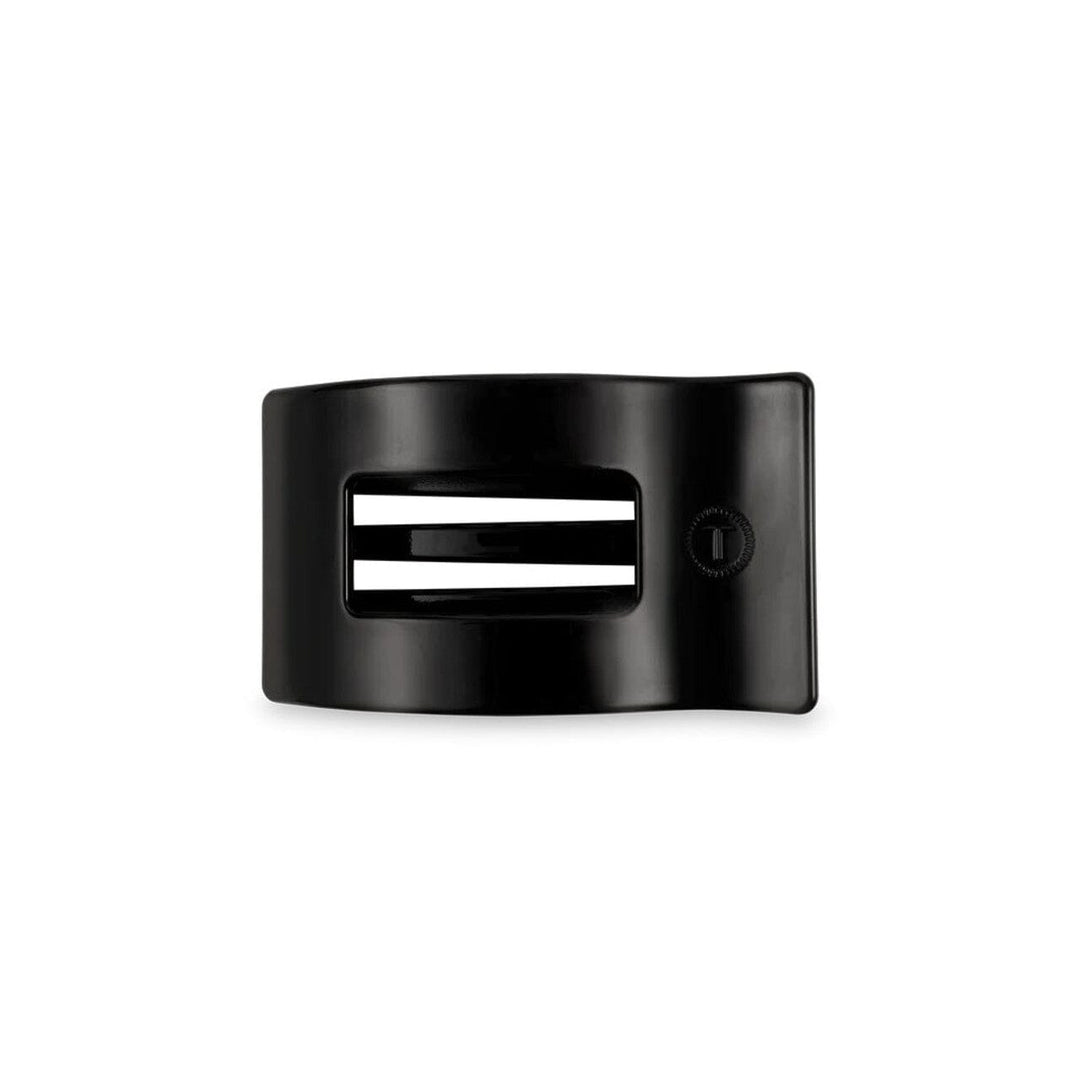 Teleties Flat Rectangle Hair Clips - Small Womens Hair Accessory Teleties Jet Black 