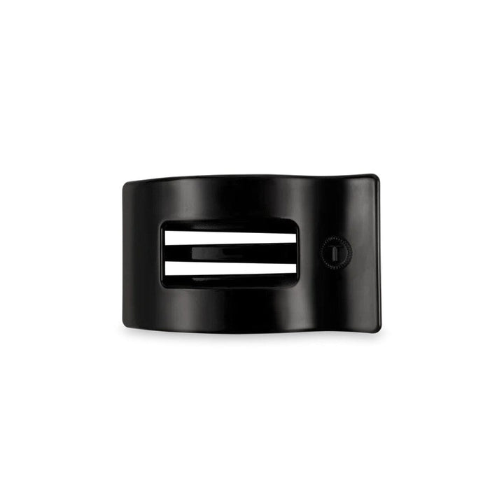 Teleties Flat Rectangle Hair Clips - Small Womens Hair Accessory Teleties Jet Black 