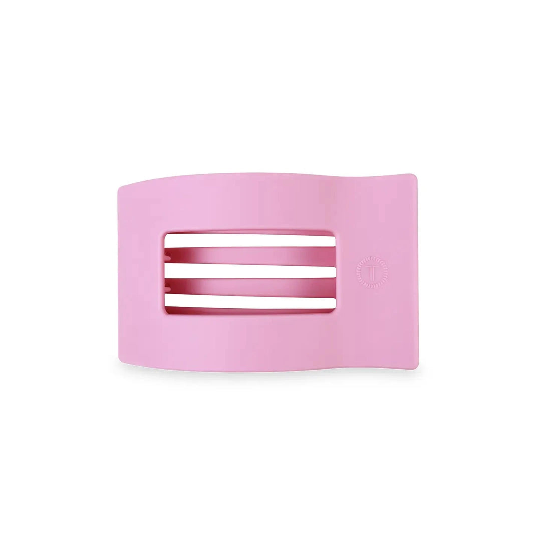 Teleties Flat Rectangle Hair Clips - Small Womens Hair Accessory Teleties Merry Pinkmas 