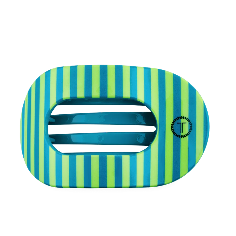 Teleties Flat Round Hair Clips - Large Womens Hair Accessory Teleties Cabana Cutie 
