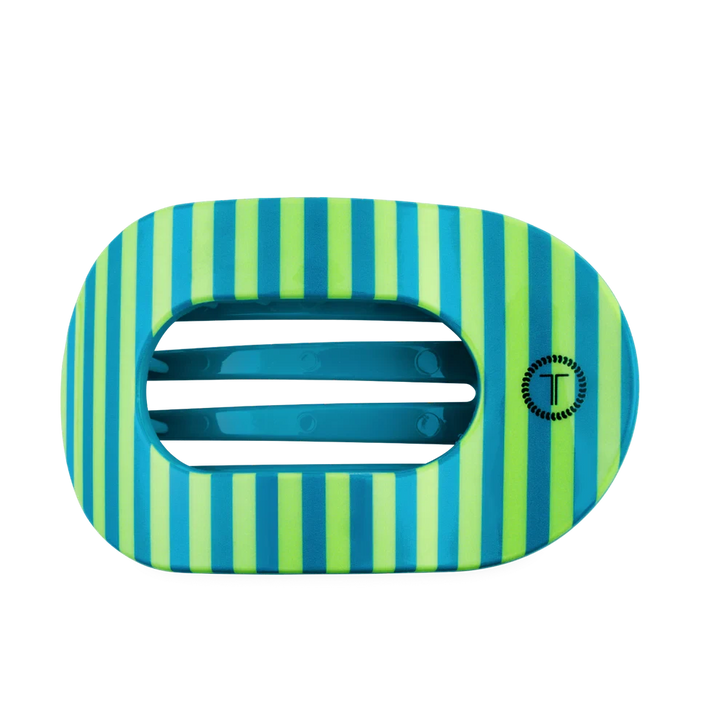 Teleties Flat Round Hair Clips - Large Womens Hair Accessory Teleties Cabana Cutie 