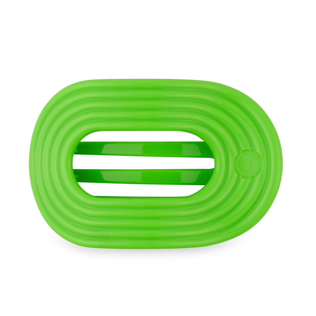 Teleties Flat Round Hair Clips - Large Womens Hair Accessory Teleties Glow For It 